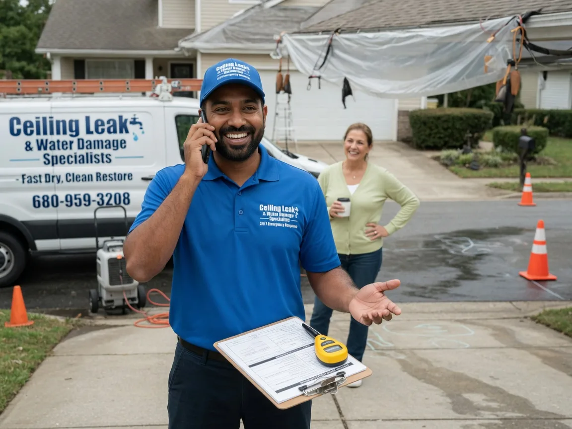 Ceiling Leak Cleanup Pleasant Hill, LA FAQs